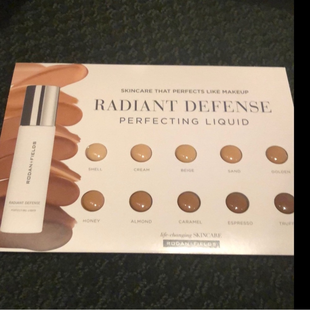 Rodan + Fields NWT one pack Sample sheet of Radiant Defense - Picture 3 of 6